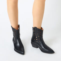 Bottines femme noires, Primadonna, 25P604604EPNERO036, 002a