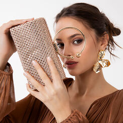 Mini bag rosa-oro con pietre, Primadonna, 275102426LPRAORUNI, 002 preview