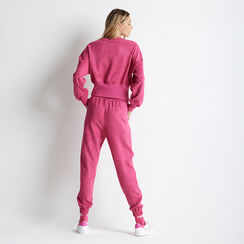 Tuta in velluto fucsia, Abbigliamento, 22C910013MFFUCSM, 002 preview