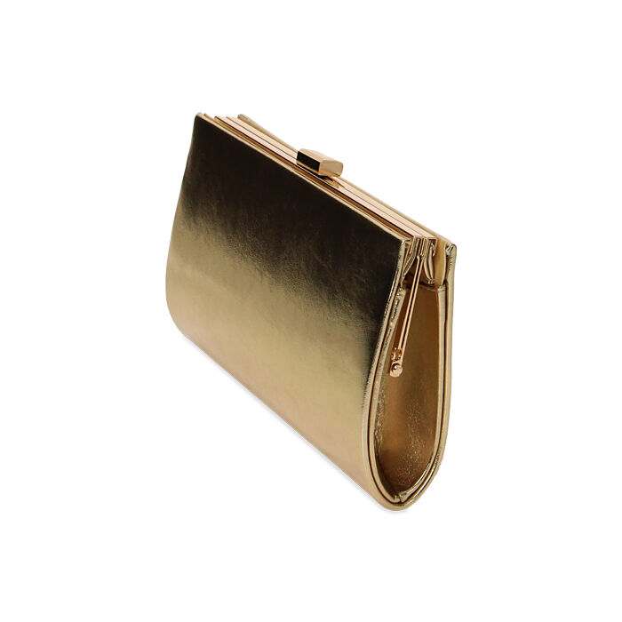 Pochette donna oro in laminato Primadonna Collection
