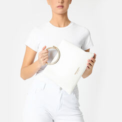 Sac à main femme blanc, Primadonna, 252323636EPBIANUNI, 002a