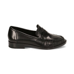 Mocassini flat neri abrasivati, Primadonna, 224904730ABNERO035, 001 preview
