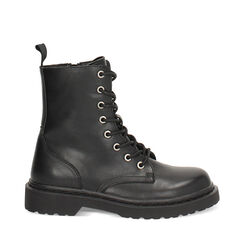Anfibi neri con suola in gomma, Primadonna, 267535001EPNERO035, 001a