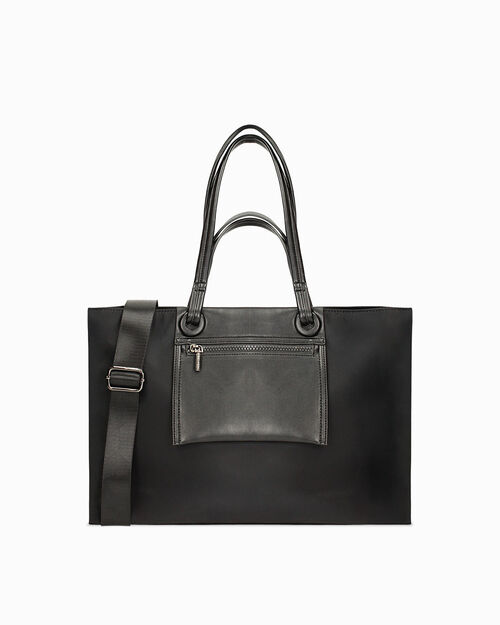 SACS BOITIER D ORDINATEUR TISSU NERO, BLACK