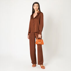 Pantalone donna cognac, Primadonna, 25C924352TSCOGNUNI, 002a