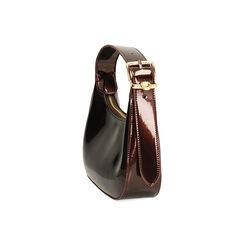 Mini bag testa di moro con tracolla rimovibile, Primadonna, 265125841SEMOROUNI, 003 preview