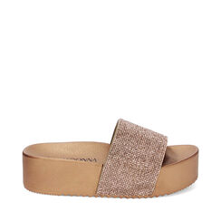 Sandalias de playa rosa-oro con piedras, Primadonna, 230900909ETRAOR035, 001a