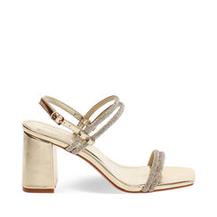 Sandalias de tac&oacute;n oro 7,5 cm, Primadonna, 274946322LPOROG035, 001a