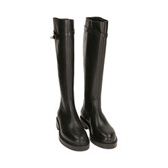 Stivali neri in pelle, Primadonna, 20B813504PENERO036, 002 preview