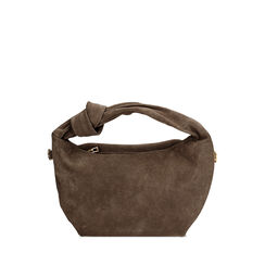 Bolso de mano marrón redondo, Primadonna, 240804465CMMOROUNI, 001a