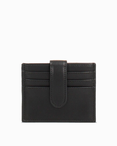 Portafoglio nero compatto ed elegante, BLACK