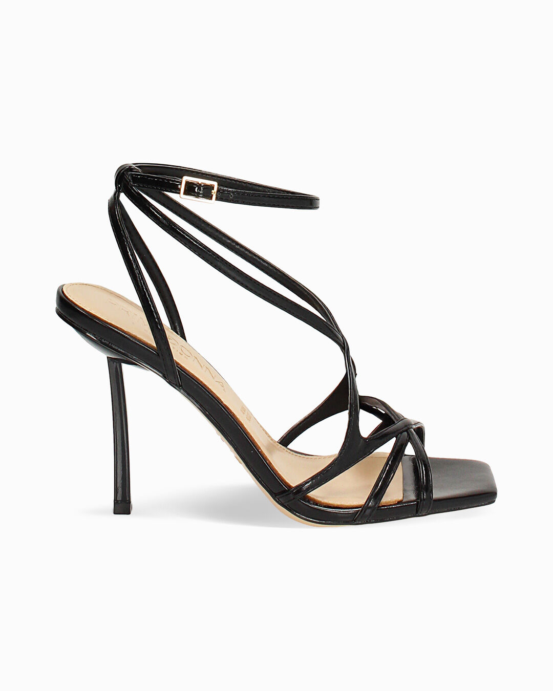 Sandali neri tacco 9,5 cm