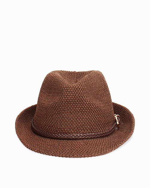 Cappello marrone con stile intramontabile, BROWN