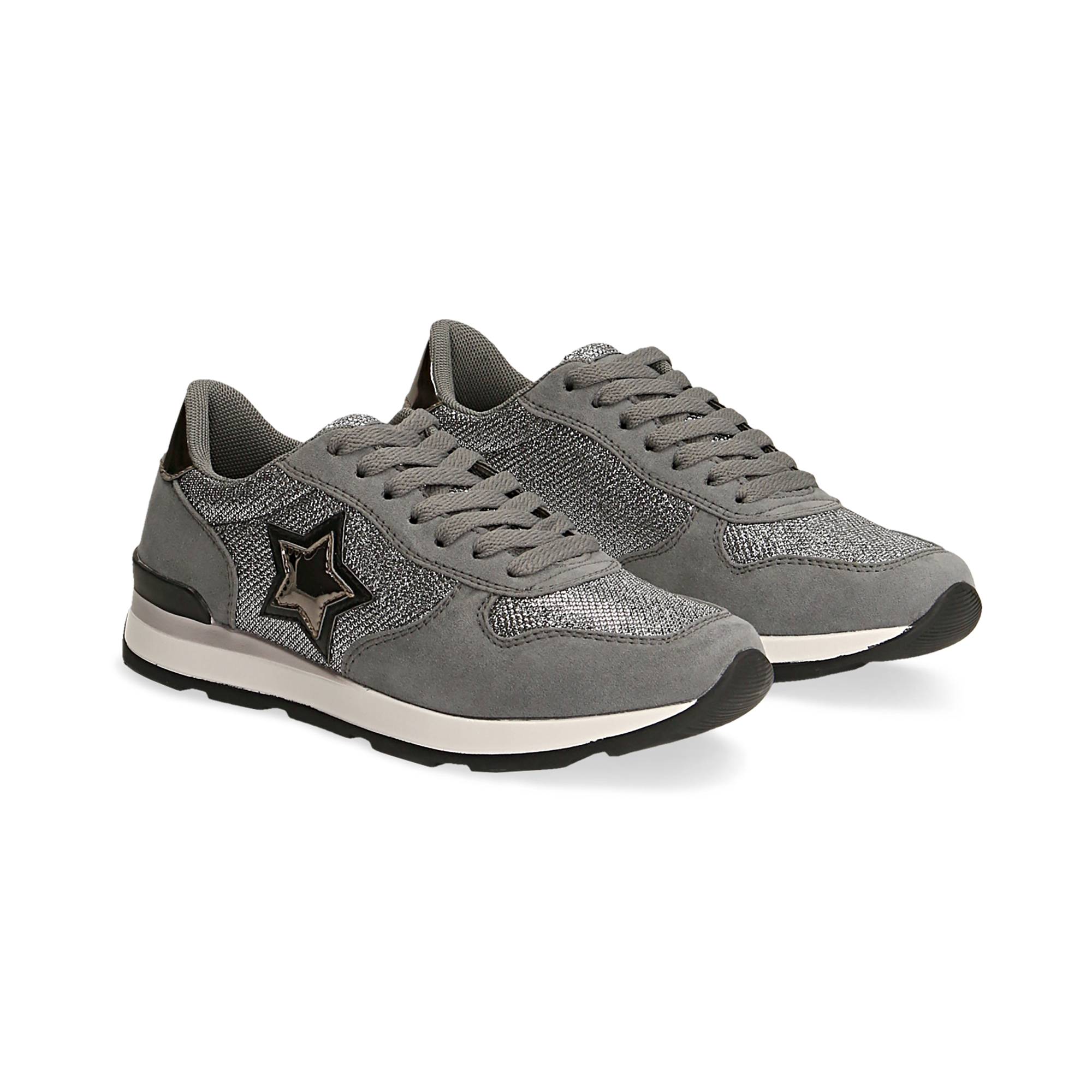 Sneakers Grigie Donna Tacco Basso - Cod. 121308201LMGRIG | Primadonna  Collection