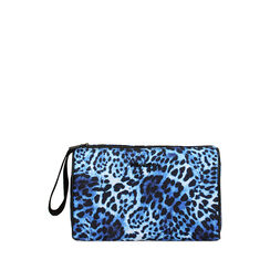 Trousse nero-blu stampa leopard, Primadonna, 235125739TSNEBLUNI, 001a