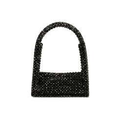 Mini-bag nera in pvc, Primadonna, 225102357PVNEROUNI, 001 preview
