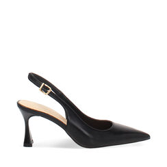 WOMEN SHOES CHANEL SYNTHETIC NERO, Chaussures, 272141101EPNERO035, 001a