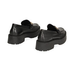Mocassin noir en cuir, Primadonna, 23L645001PENERO036, 003 preview