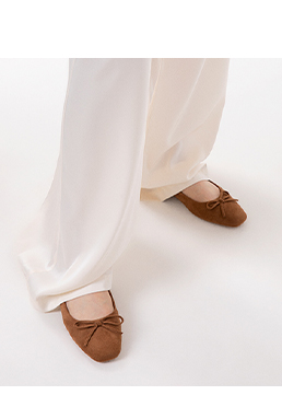 Ballerine cognac eleganti