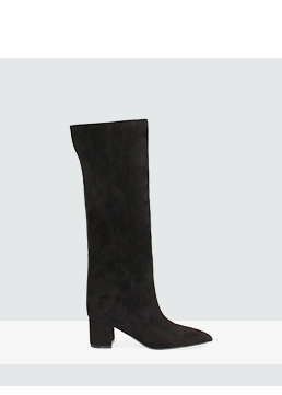Bottes en microfibre noires