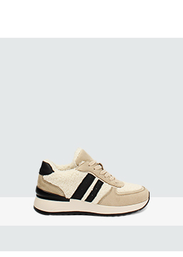 Zapatillas deportivas beige