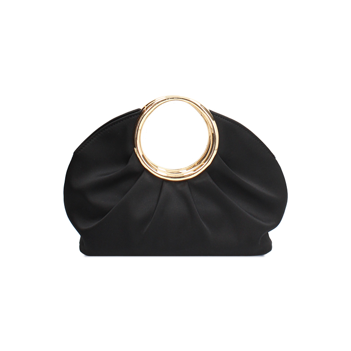 Pochette noire avec bandouli&egrave;re amovible