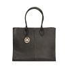 Borsa a spalla nera in pelle