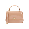 BORSA MINI BAG SINTETICO VERNICE NUDE