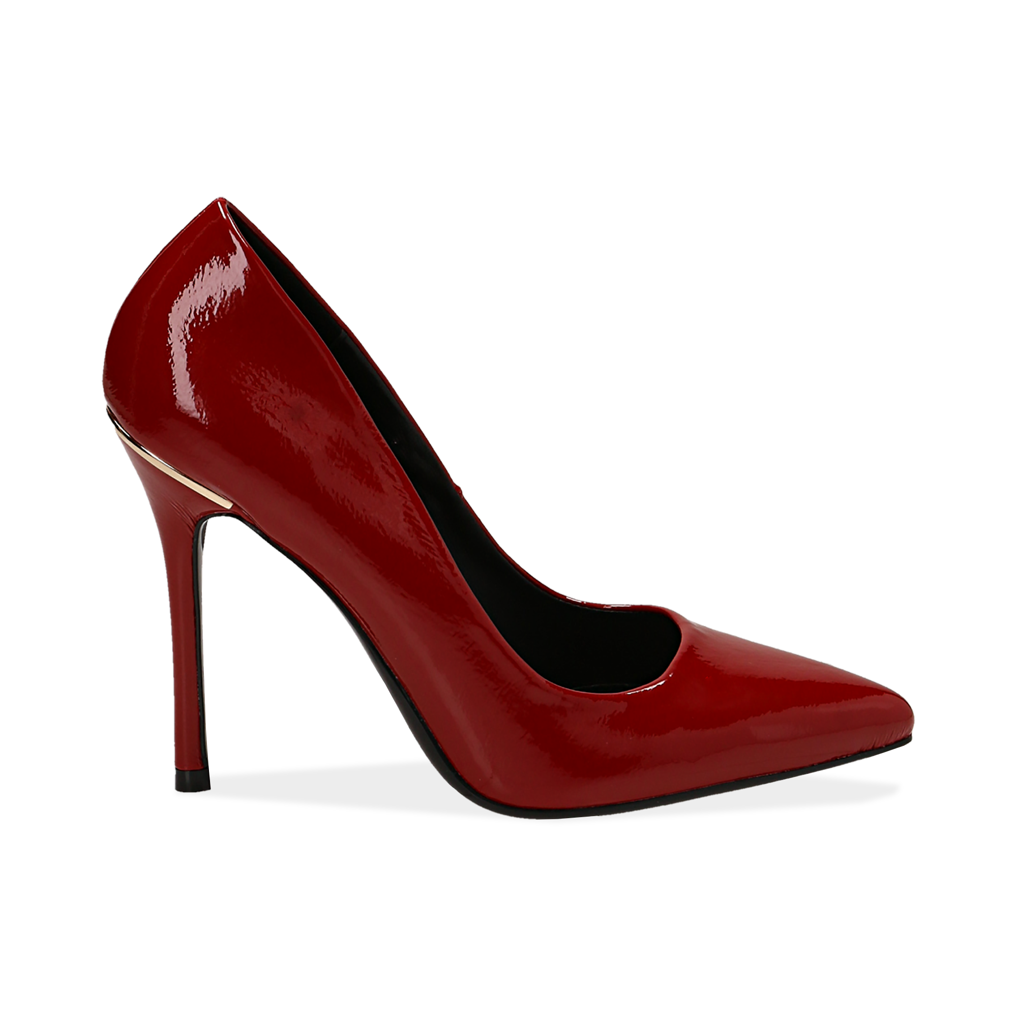scarpa con tacco rossa