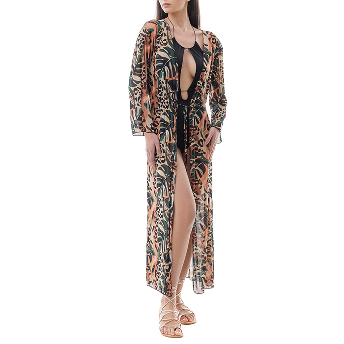 Copricostume verde/marrone