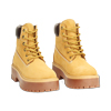 Polacchino giallo in nabuk con tacco 4,8 cm