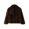 Giacca in sintetico fur moro