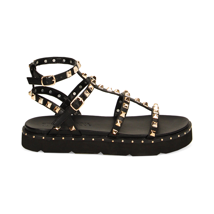 WOMEN SHOES FLAT SYNTHETIC NERO
