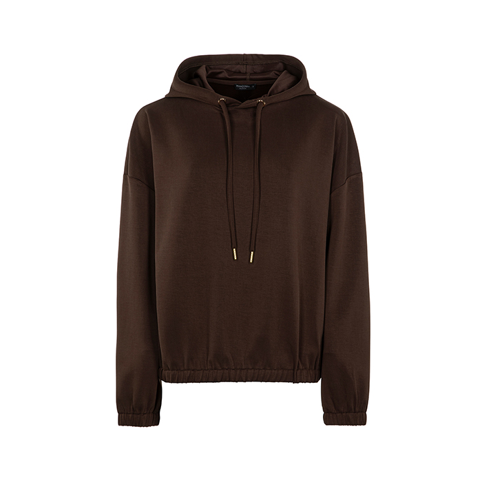 Sweat-shirt marron fonc&eacute; urban chic