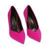 Escarpins en lycra fuchsia, talon 8,5 cm 