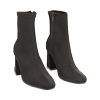 Bottines noires pour femme avec talon de 7,5 cm
