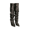 Bottes noires, talon 10,5 cm