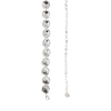 Cinturón de mujer plata en metal