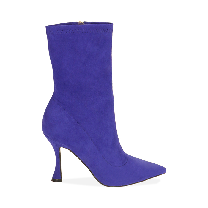 bottines violettes