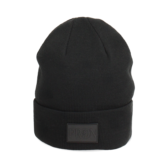 Cappello in tessuto nero