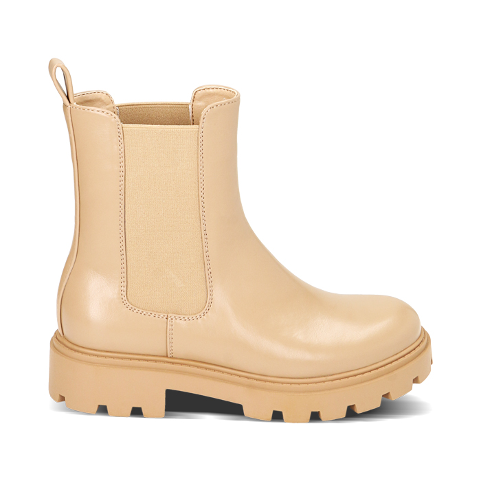 Chelsea Boots da donna beige