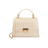 Mini bolso crema de charol