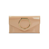 BAG POCHETTE BAG SYNTHETIC PATENT NUDE
