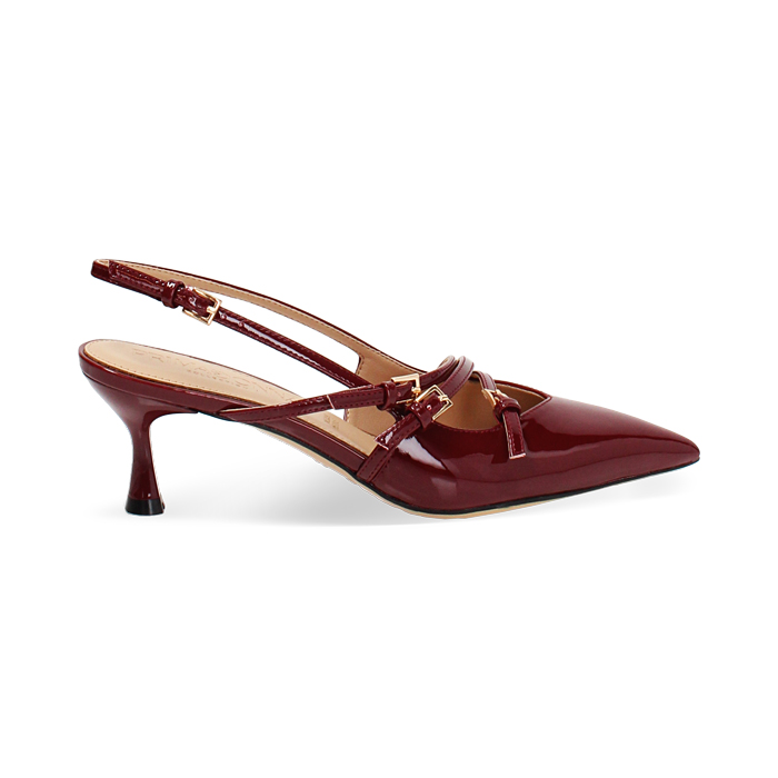 D&eacute;collet&eacute; cherry tacco 6 cm