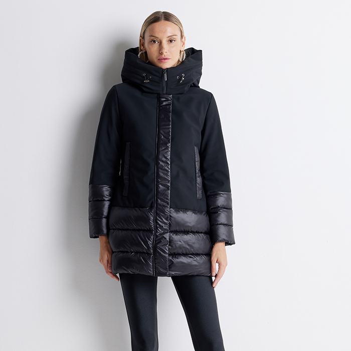Piumino nero ragazza sale