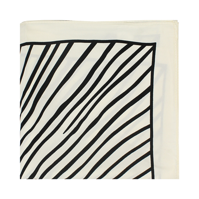 Foulard da donna bianco-nero