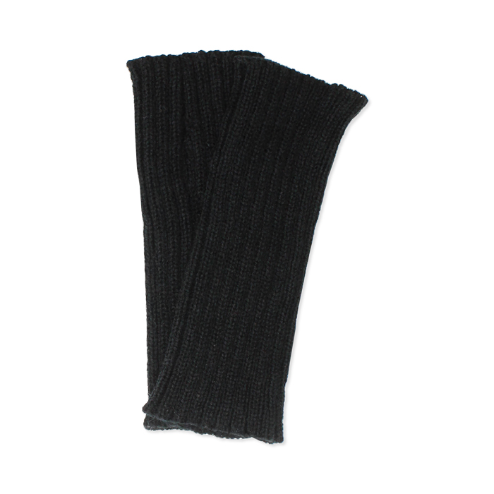 Calentadores de tela negro