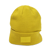 Cappello in tessuto ocra