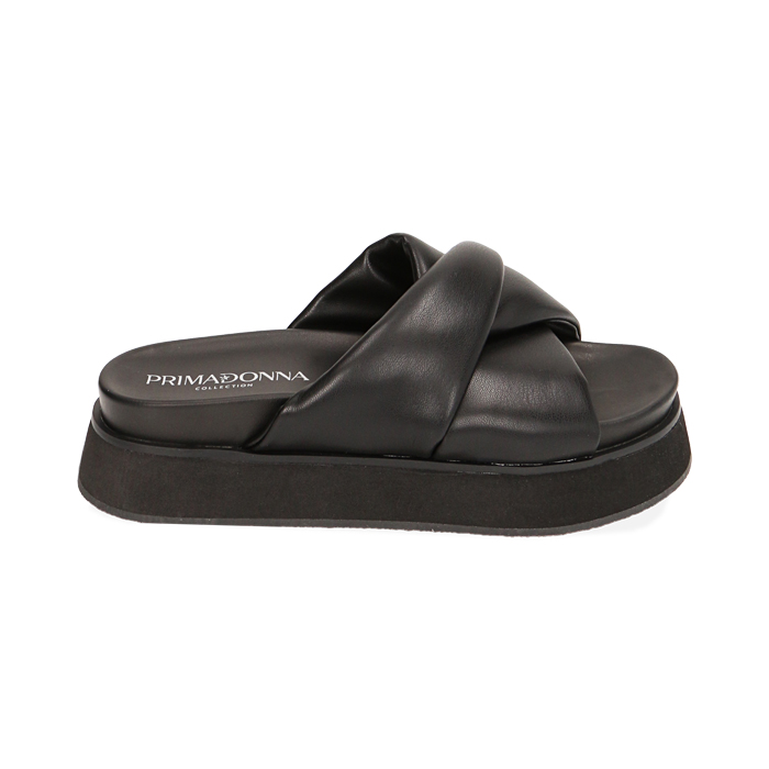 WOMEN SHOES WEDGE SYNTHETIC NERO