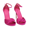 Sandali fucsia in lycra, tacco 10,5 cm 